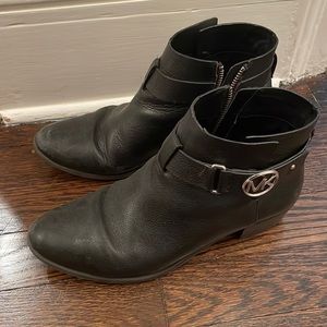 Black Michael Kors booties